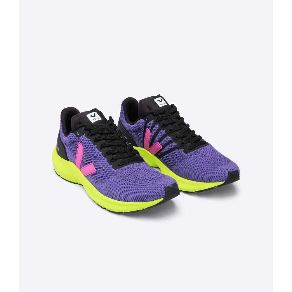 Women's Veja MARLIN LT V KNIT Shoes Purple | ZA 519FDN